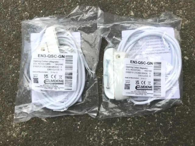 2 Contatti Porta Magnetici Elmdene En-Qsc-Gn Grado 3