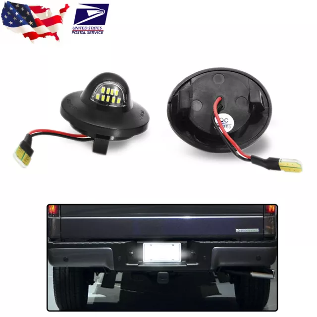 Rear Assembly Lights LED Bulbs Number License Plate For Ford F-150 Pickup 2PC