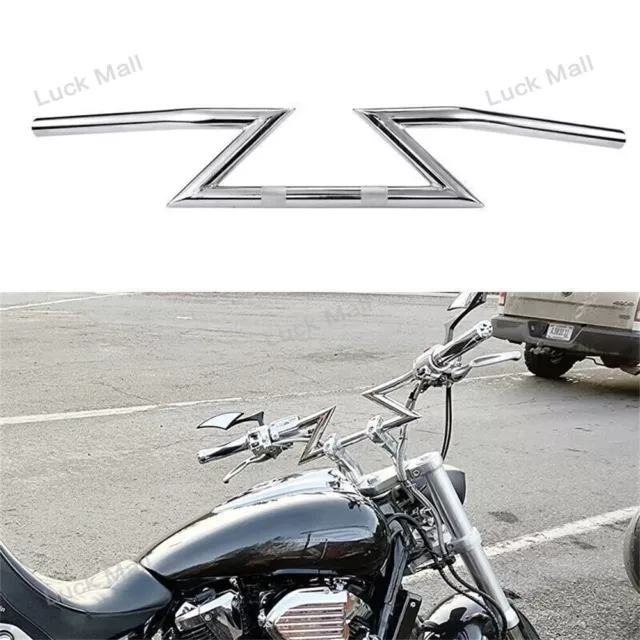 1" Motorcycle Drag Z Handlebar For Yamaha V Star XVS 650 950 1100 1300 Custom US