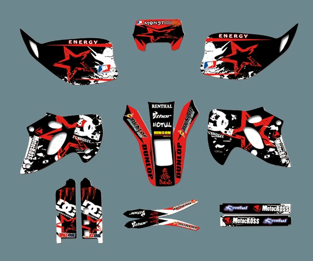 GRAPHICS DECALS STICKERS FULL KIT FOR Kawasaki KLX250 KLX 250 1998-2003