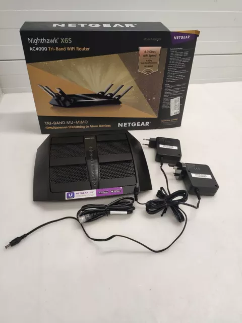 NETGEAR Nighthawk X6S AC4000 Tri-Band WLAN Router - Schwarz (R8000P-100EUS)