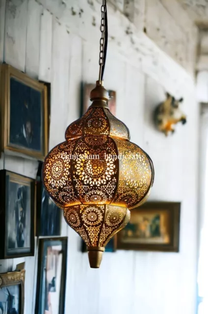 Modern Turkish Hanging Lamps Handmade Moroccan Ceiling Lights Home Lantern Gifts