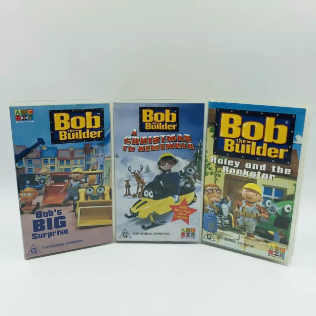 BOB THE BUILDER VHS Video Tape ABC Bundle X3 $39.99 - PicClick AU