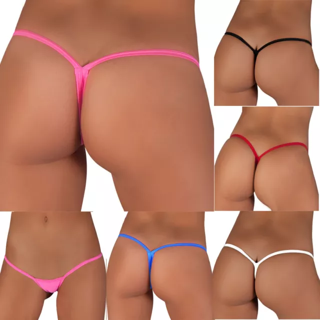 Womens Ladies Mini G-String Micro Thong Sexy Underwear Lingerie Knickers Panties