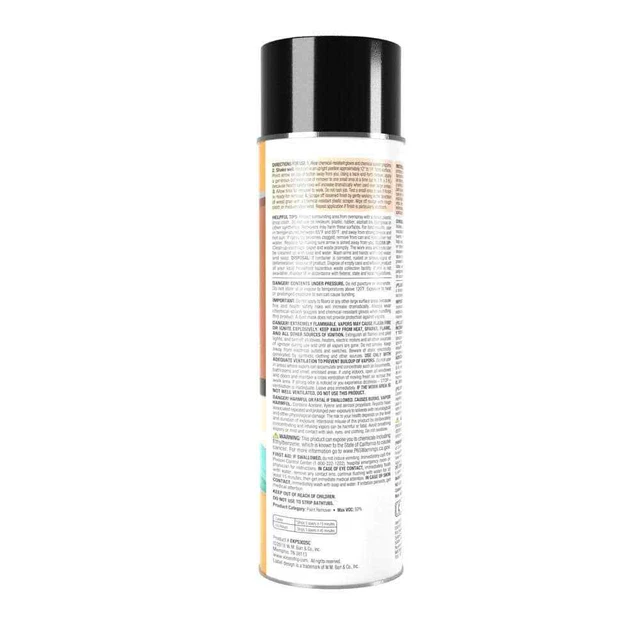 16 Oz. Premium Stripper Aerosol Ca Formula | Paint Spray Varnish Remove Can