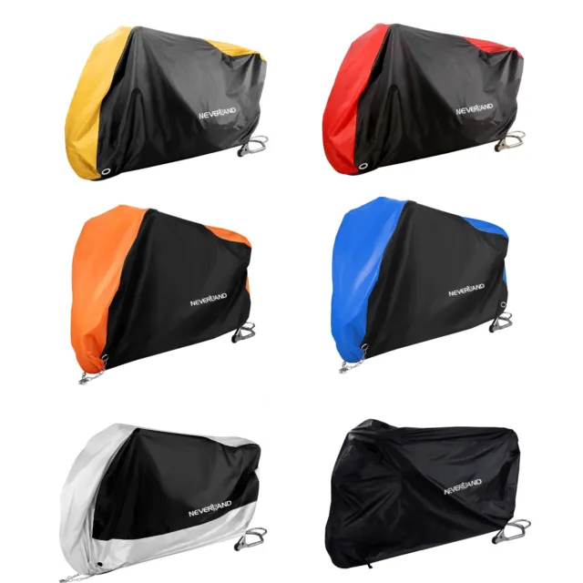 M-XXXXL Motorcycle Motorbike Cover Waterproof Outdoor Rain Dust UV Protector
