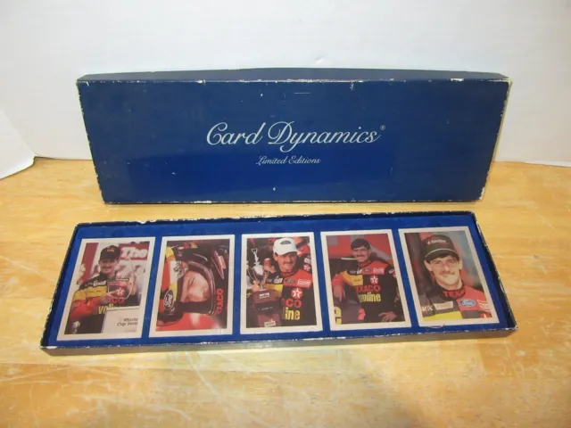 CARD DYNAMICS Limited 5 Metal Card Set Davey Allison NASCAR First Edition