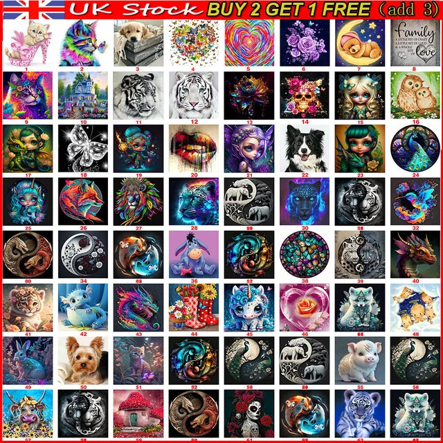 5D DIY Full Drill Diamond Painting Embroidery Art Decor Cross Stitch Kit Gift