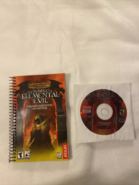 Dungeons & Dragons: The Temple of Elemental Evil (PC, 2003) Atari CD-Rom Game