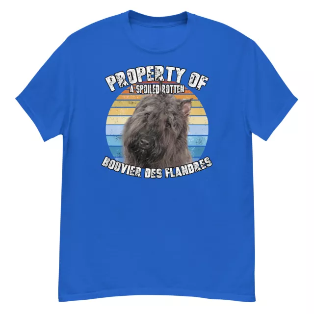 Bouvier des Flandres Retro Property Of Unisex T Shirt