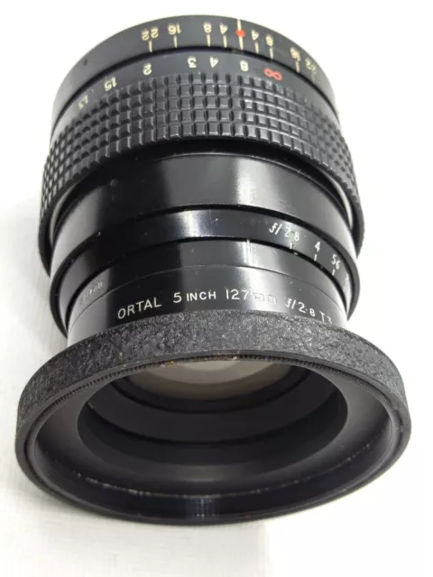 Rarest lens Cine TV Rank Taylor Hobson ORTAL 5 inch (127mm) f2.8, M42, GFX 100%