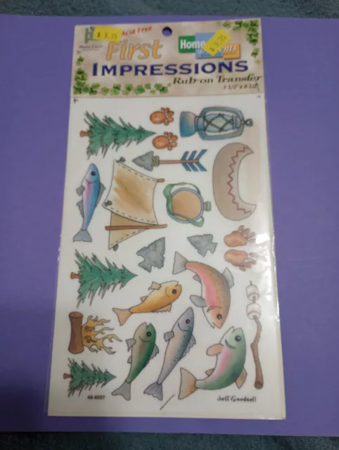 Paquete de campamento de transferencia frotada Provo Craft First Impressions