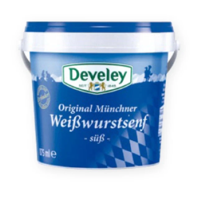 Salsa Senape Dolce Develey Senape Dolce Bavarese Secchiello 875 ml Senza Glutine