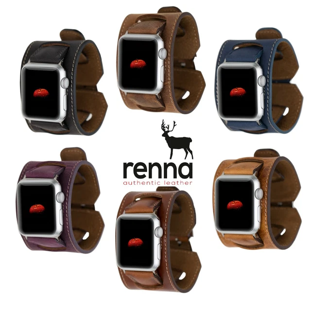 Apple Watch Armband für Series ULTRA 8 SE 7-1 Echtleder Band 38/40/41/42/44/45mm