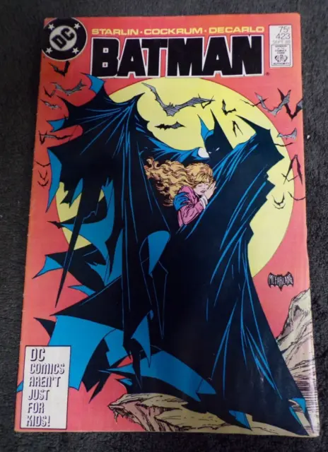 Batman #423 Dc Comics Todd Mcfarlane Cover 2Nd Second Print 1988