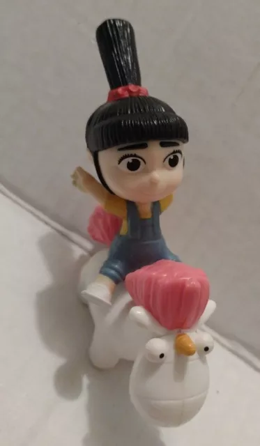 Despicable Me 3 # 6 Agnes' Rockin' Unicorn McDonalds Happy Meal Toy 2017