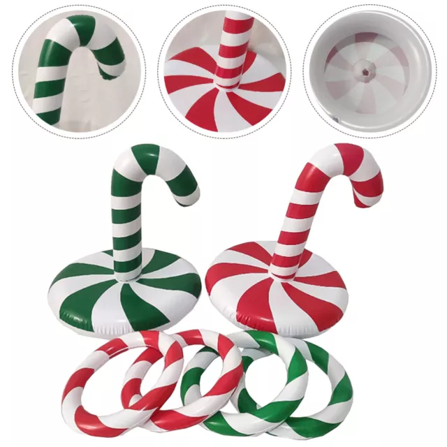 Ring Toy Inflatable Christmas Decorations Large Candy Cane Ferrule
