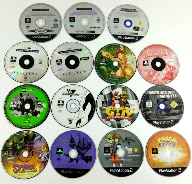 LOT DE 15 jeux Playstation PS1 PS2 en loose VF Tres rayes Envoi rapide et suivi EUR 64,99