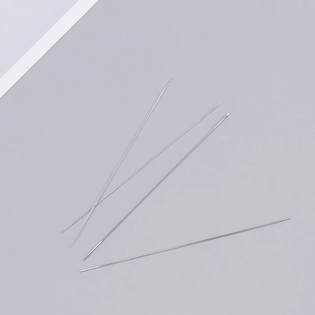 4 piezas 76mm perlas agujas hágalo usted mismo hilo agujas de punto agujas de coser perlas herramientas Han
