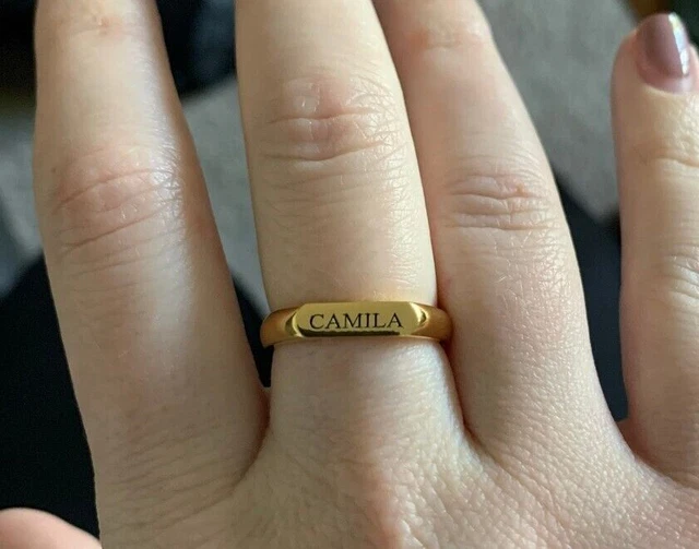 Anello sales stemma personalizzato