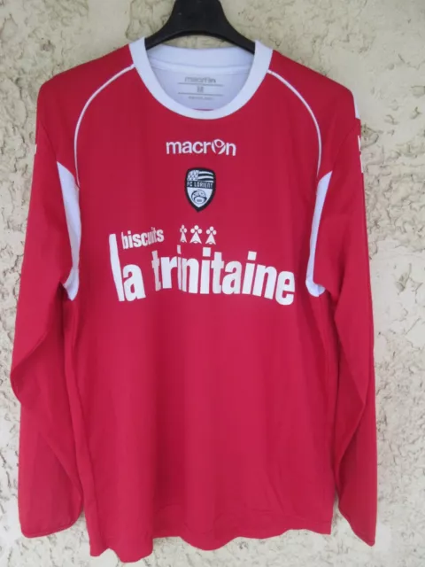 Maillot F.C LORIENT MACRON training football shirt manches longues rouge M