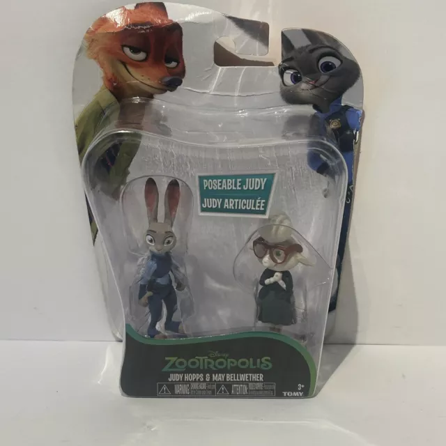 Disney Zootropolis Judy Hopps  & May Bellwether Figures Sealed Pack