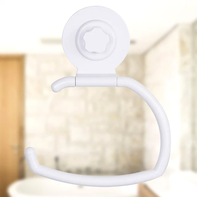Soporte de papel higiénico montaje en pared sin ventosa soporte de rollos de papel