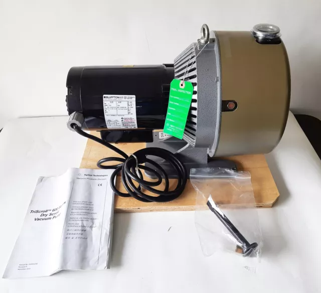 Agilent TriScroll 600 EXPPTS06001 PTS06001 Dry Scroll Vacuum Pump - BRAND NEW Agilent TriScroll 600 EXPPTS06001 PTS06001 Dry Scroll Vacuum Pump - BRAND NEW