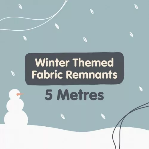 Minerva Fabric Remnants Winter 5mt Multicoloured - Bundle