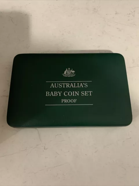 1995 Royal Australian Mint Baby Proof Coin Set Gumnut Babies w/ Silver Medallion 3