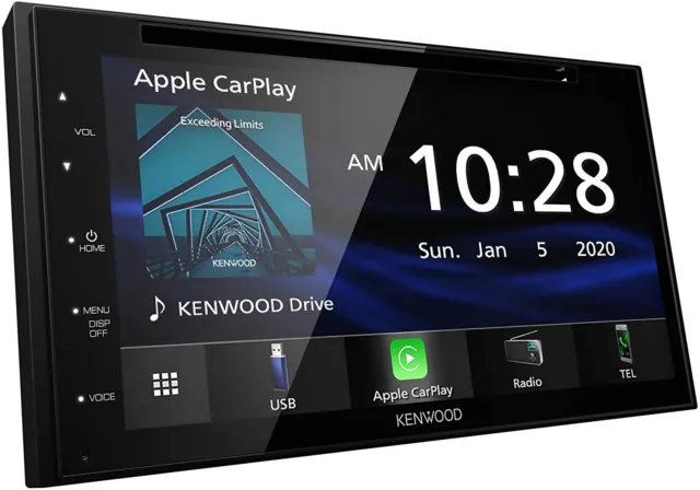 Kenwood DDX57S 6.8" 2-DIN CD/DVD Car Stereo|Apple CarPlay/Android Auto/SXM Ready