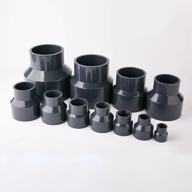 PVC Straight Reducing Connectors Reducer Adapter Irrigation Water Pipe Fittings