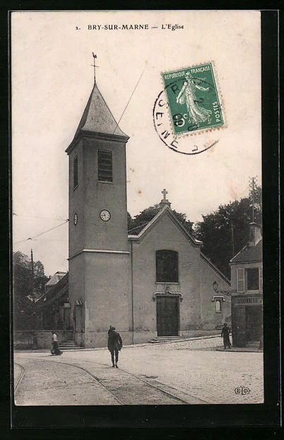 CPA Bry-sur-Marne, L'Eglise