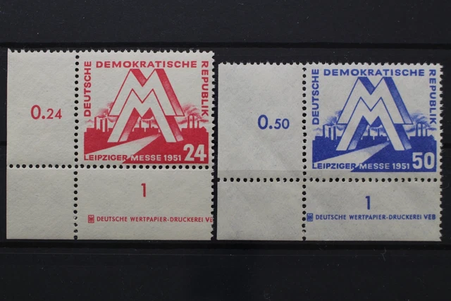 DDR, MiNr. 282-283, Ecke links unten mit DZ, postfrisch / MNH - 640278
