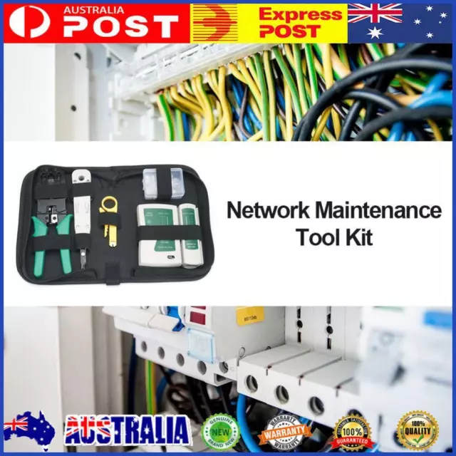 8pcs/Set RJ11 RJ45 RJ12 Cable Tester Plier Portable Home LAN Network Repair Tool