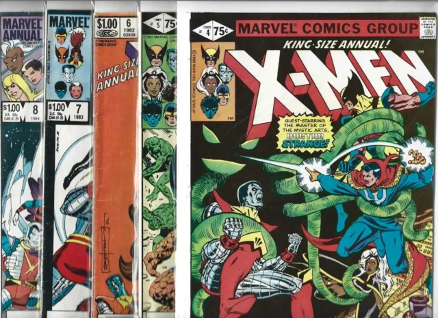 Uncanny X-Men Annual #4 thru #18   Lot of 15 (1980-1994, Marvel Comics)