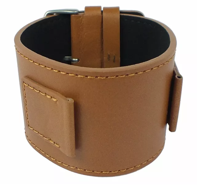 Bruno Banani Taras Big Oliv Uhrenarmband braun Leder BR26114 BR26107