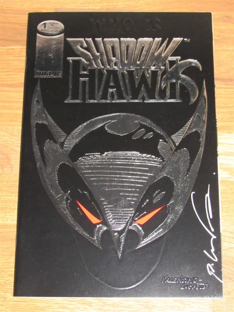 Image Comics Shadowhawk #1 1992 Signed by Rob Liefeld & Jim Valentino