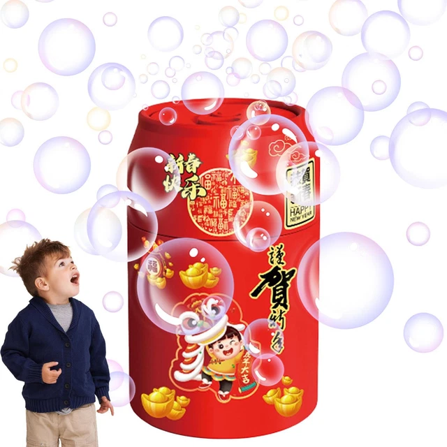 Portable Firework Bubble Machine, Automatic Bubble Machine for Kids