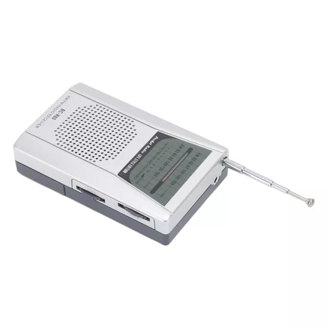 Portable AM FM Transistor Radio Small Radio Large Sound Battery Operated 5W