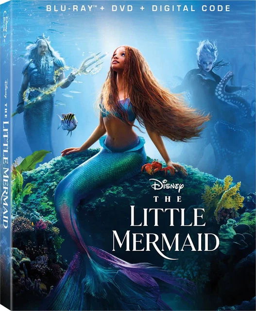 THE LITTLE MERMAID Live Action (2023) (Bluray) Presale Ship 9/19 39.