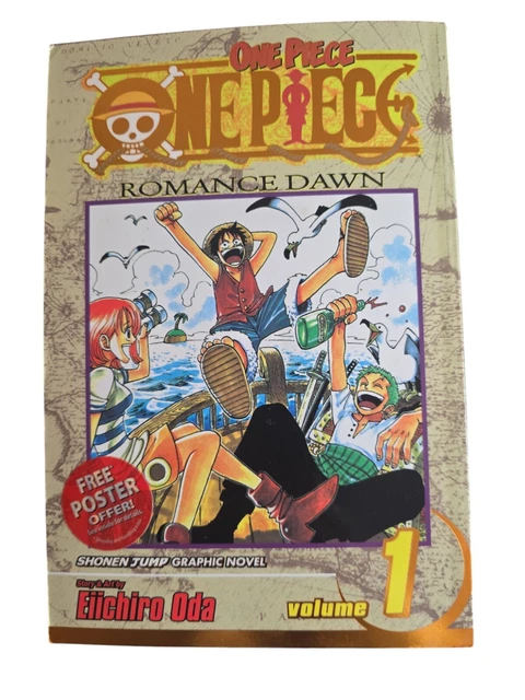 ONE PIECE VOL 1 Romance Dawn Limited Edition Metallic Gold