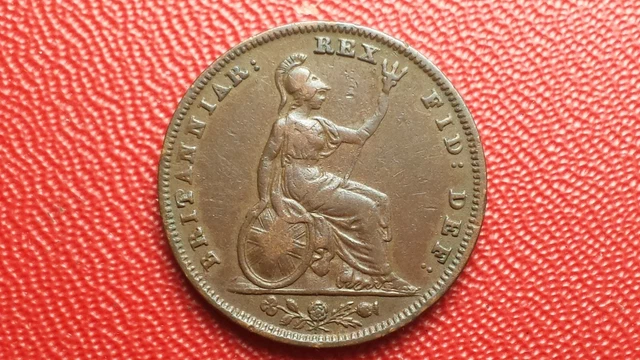 1 farthing 1836 Royaume-Uni - Guillaume IIII - KM# 705