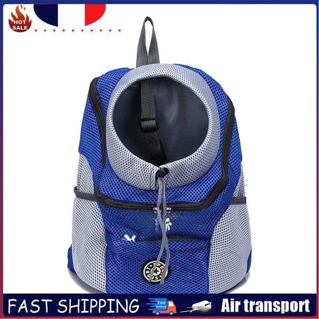 Portable Carrier Bag For Pet Folding Pet Transport Bag for Travel (Blue S)