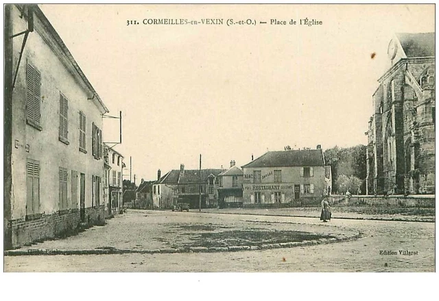 95.CORMEILLES EN VEXIN.n°20117.PLACE DE L'EGLISE. WINES RESTAURANT