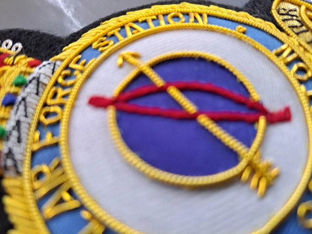 RAF SCAMPTON ROYAL Air Force GOLD WIRED Patch Badge - MOD LICENSED £69. ...