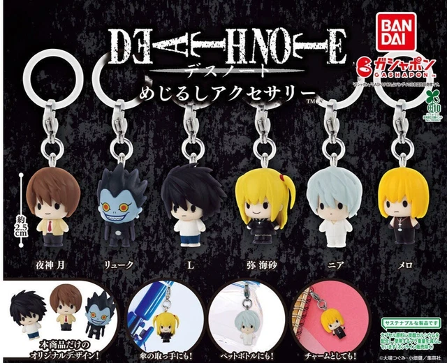 Set Figurines Capsules Bandai Death Note - Machibouke - 5 Types - Officiel Japon