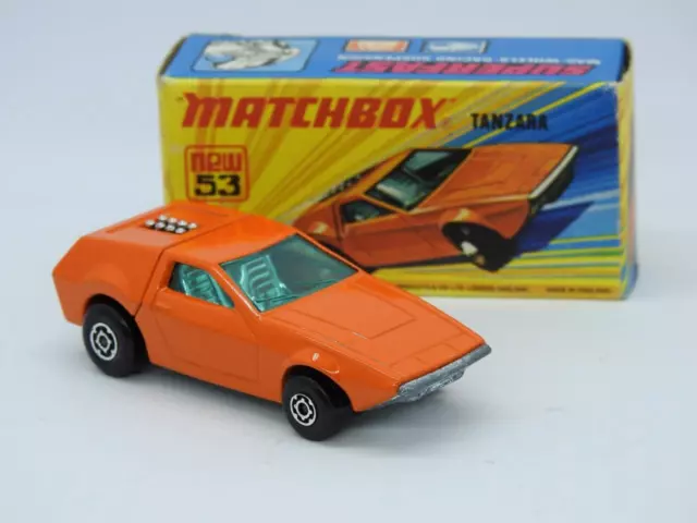 MATCHBOX SUPERFAST TANZARA No.53 Vert Windows Vnm En I Bo te 1972