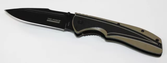 Tac-Force Coltello Pieghevole Coltello da Tasca Coltello Evolution Deserto Storm