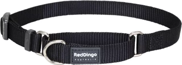 Red Dingo Half Check (Martingale) Collar Basic Hundehalsband